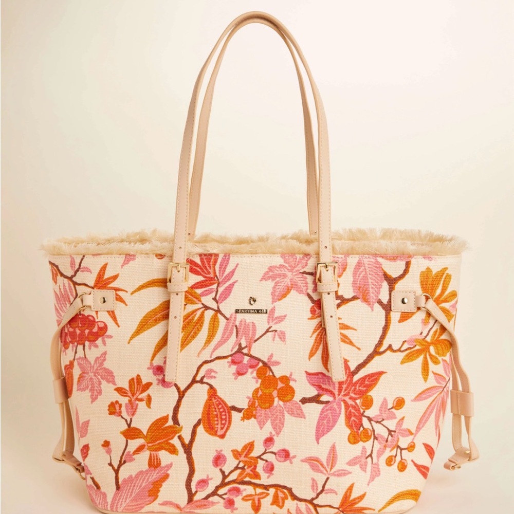 Spartina 449 Jetsetter Tote Richmond Hill Cream